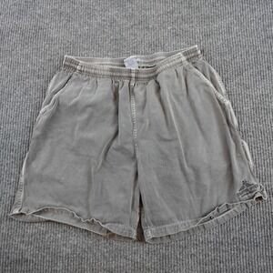 Crazy Shirts Mens XL Gray Hawaiian Volcano Dyed Elastic Waist Sweat Shorts